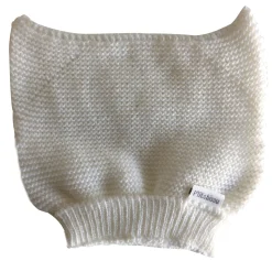 Collection Tricot|Bonnets, Moufles, Chaussons*P'tit bisou Bonnet Collection Trousseau Tricot 2019 de Ecru