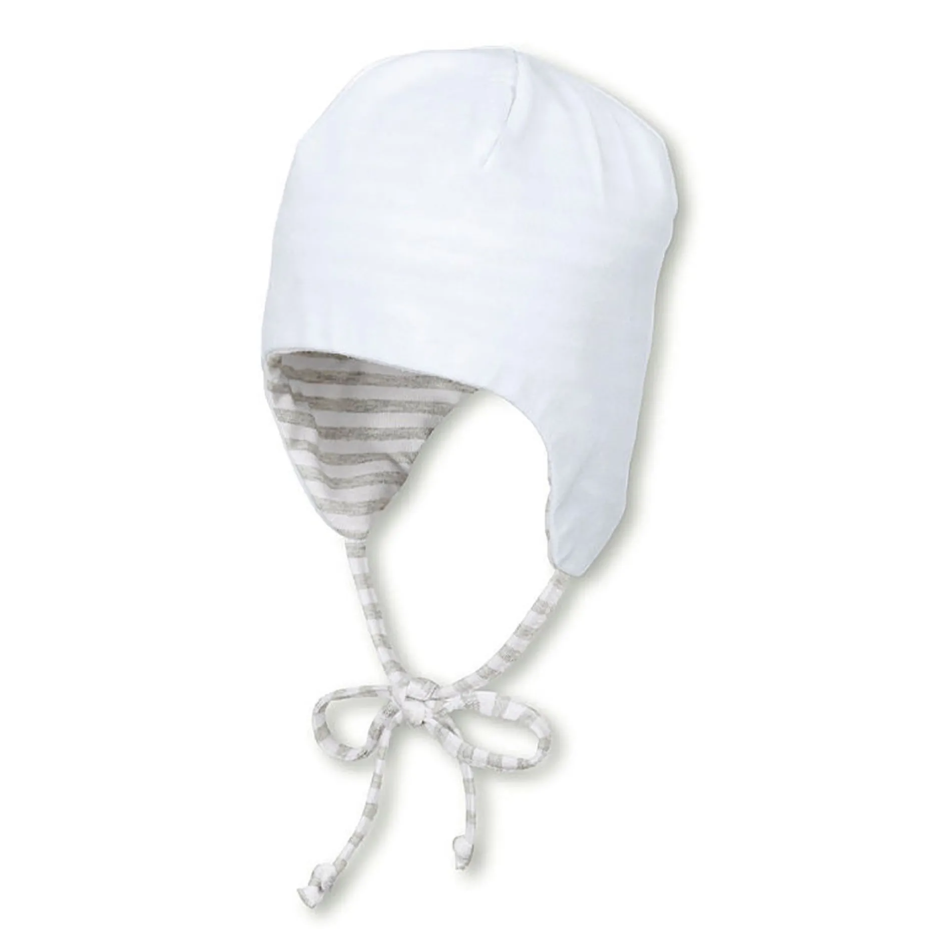 Chapeaux, Bonnets, Écharpes|Chapeaux, Bonnets, Écharpes*Sterntaler Bonnet réversible 35 cm de Blanc rayé