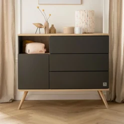 Commodes*Sauthon Original Boréale commode de Gris