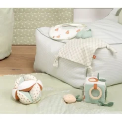 Doudous*Sauthon Baby's Sweet Home Botanica Doudou mouchoir de Pomme