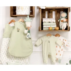 Gigoteuses & Nids D'Ange*Sauthon Baby Déco Botanica Gigoteuse Naissance Naissance de Verte