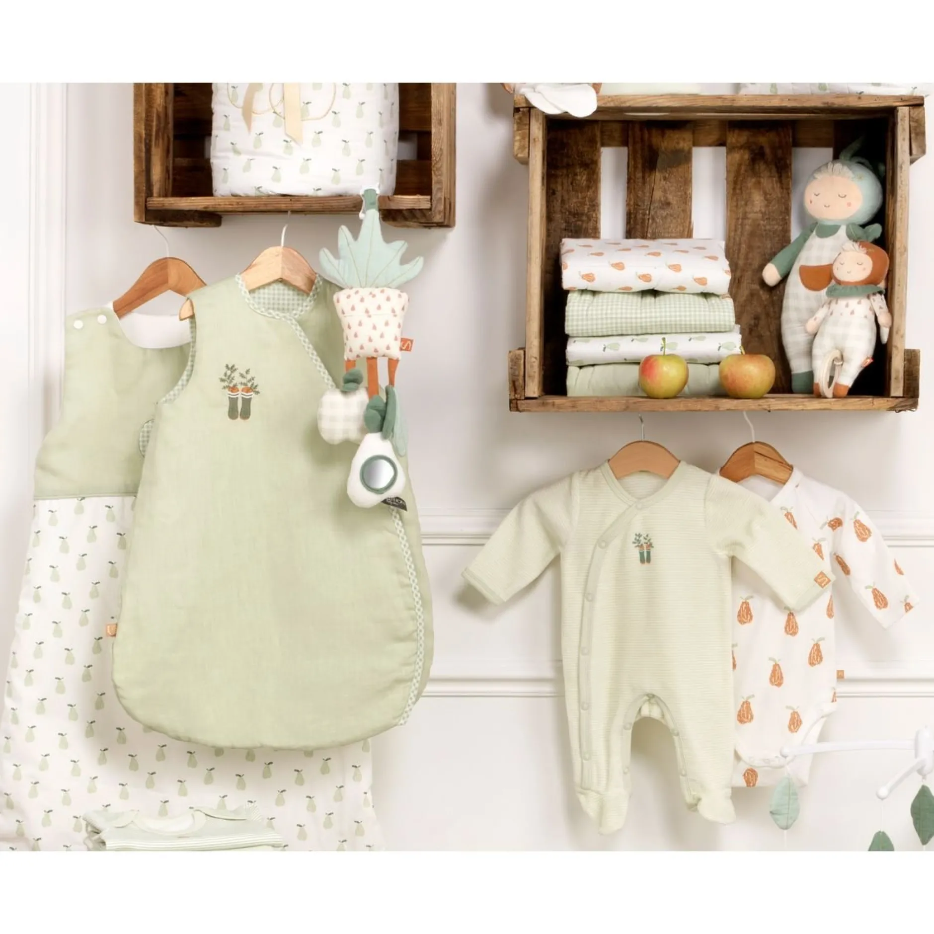 Gigoteuses & Nids D'Ange*Sauthon Baby Déco Botanica Gigoteuse Ouatinée 6-24 mois de Pomme