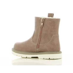 Chaussures Fille|Chaussettes, Collants, Chaussons*P'tit Bisou premiers pas Bottines cœurs 21 de Vieux rose