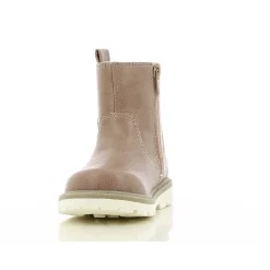 Chaussures Fille|Chaussettes, Collants, Chaussons*P'tit Bisou premiers pas Bottines cœurs 21 de Vieux rose