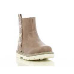 Chaussures Fille|Chaussettes, Collants, Chaussons*P'tit Bisou premiers pas Bottines cœurs 21 de Vieux rose