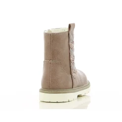 Chaussures Fille|Chaussettes, Collants, Chaussons*P'tit Bisou premiers pas Bottines cœurs 21 de Vieux rose