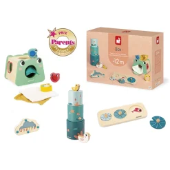 Puzzle|Jouets En Bois*Janod Box 12 mois 4 jouets bois de
