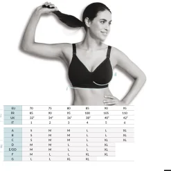 Lingerie|Vêtements*Carriwell Brassière allaitement dentelle de Noir