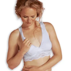 Lingerie|Vêtements*Carriwell Brassière d'allaitement cache-cœur coton bio XL de Noir