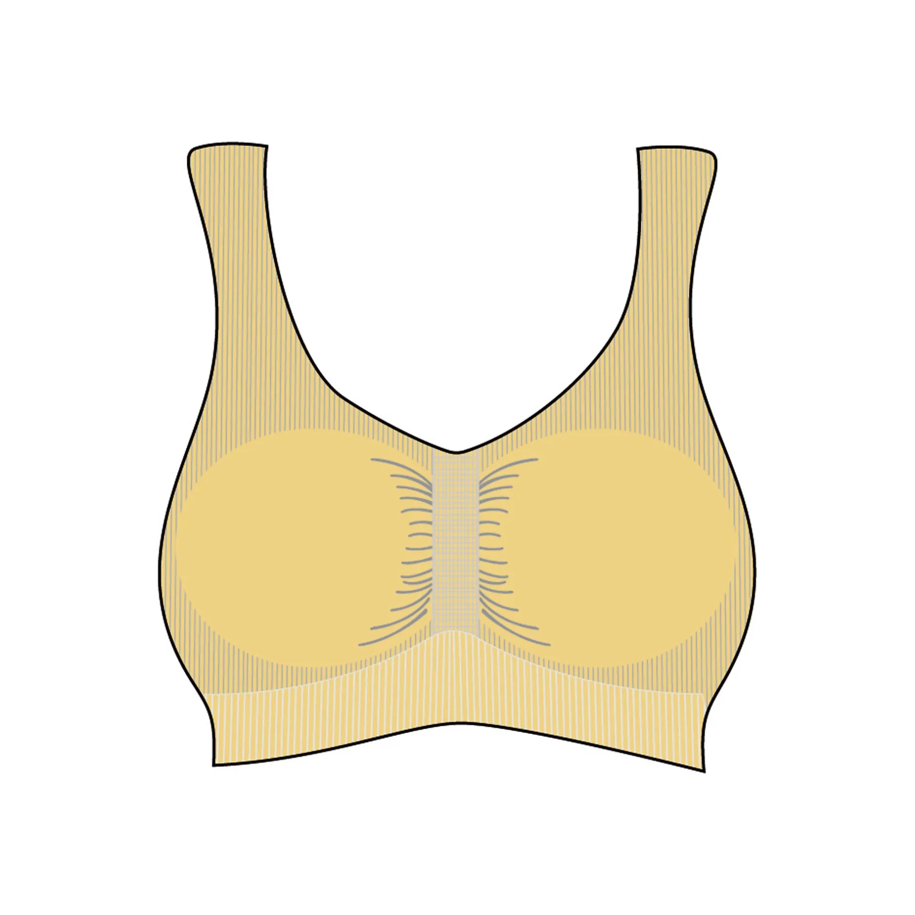 Lingerie|Vêtements*Carriwell Brassière De Grossesse Sans Coutures M de Noir