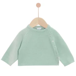 Vêtements Naissance*P'tit bisou Brassière Tricot de Sauge