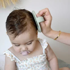 Brosses Et Peignes*Béaba Brosse silicone de Vert de gris