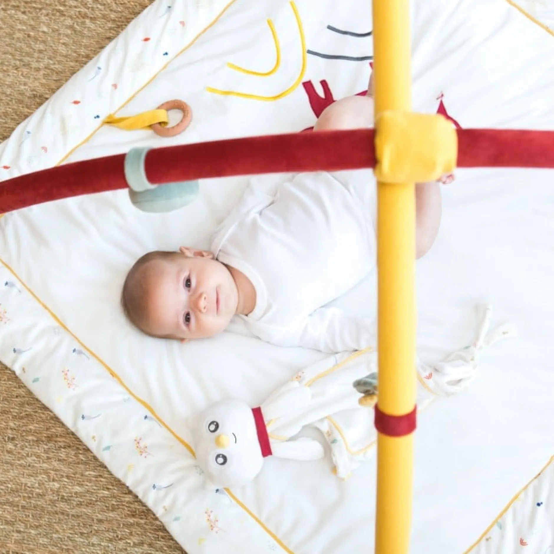 Doudous*Trois Kilos Sept Cache cache en forêt Doudou Violette de