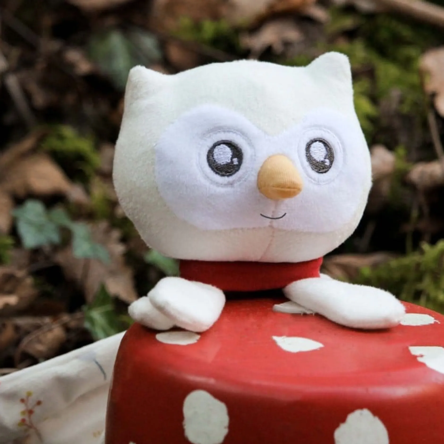 Doudous*Trois Kilos Sept Cache cache en forêt Doudou Violette de