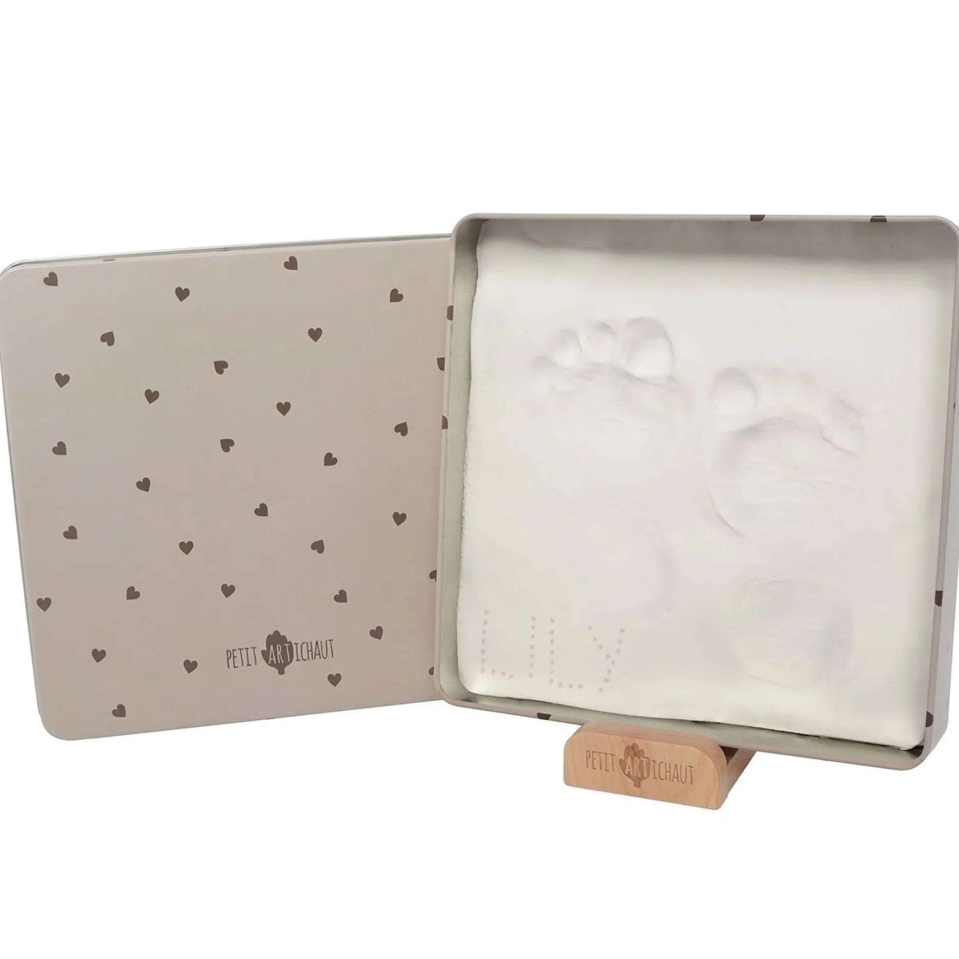 Cadres Déco*Petit Artichaut Cadre baby box carrée de Jolis cœurs