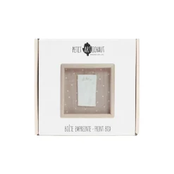 Cadres Déco*Petit Artichaut Cadre boîte empreinte de Jolis cœurs