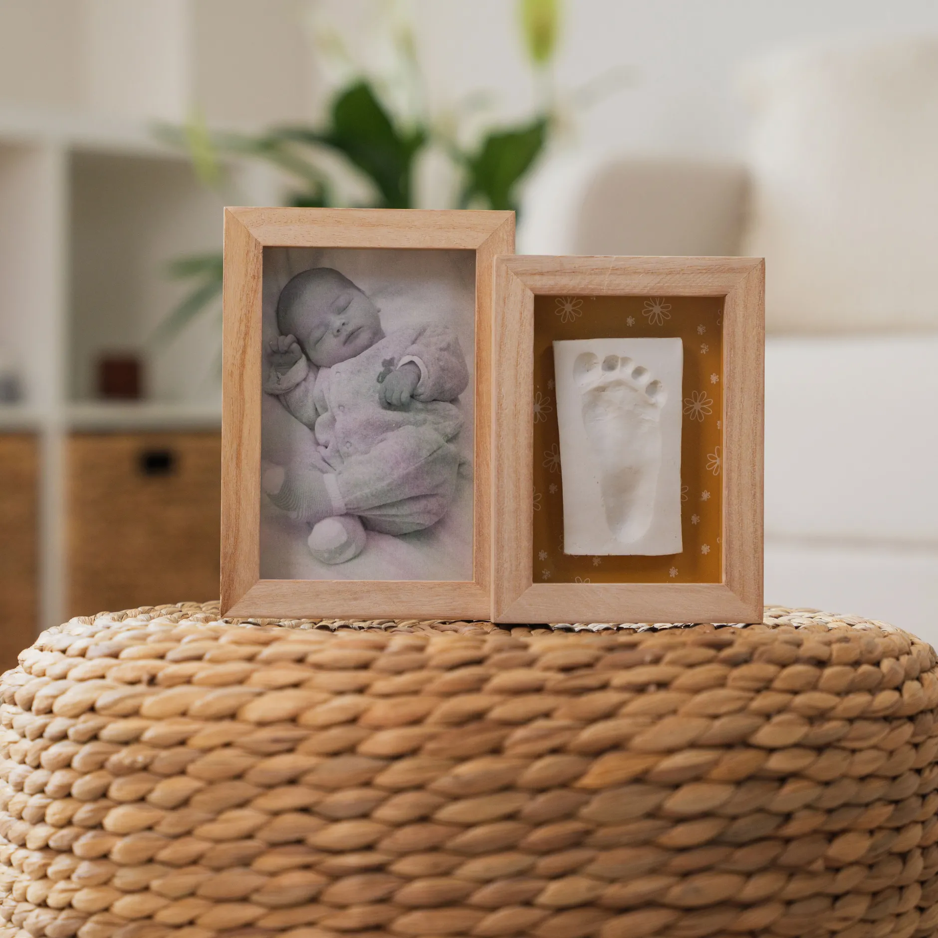 Cadres Déco*Petit Artichaut Cadre duo de Daisy ochre