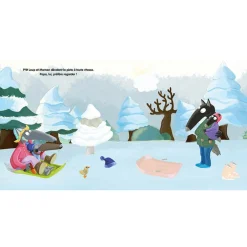 Livres*AUZOU Cahier d'autocollants P'tit Loup - C'est Noël de