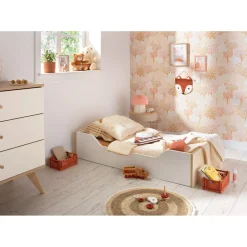 Lits 70X140 Évolutifs*Sauthon Baby's Sweet Home Camille Lit évolutif 70 x 140 cm de Crème Chêne Doré