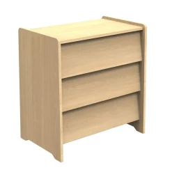 Commodes*Sauthon Baby's Sweet Home Cannelle Commode de Chêne miel