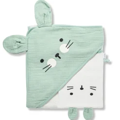 Sorties De Bain*Maïka Cape de bain 100 x 100 cm de Vert Lapin