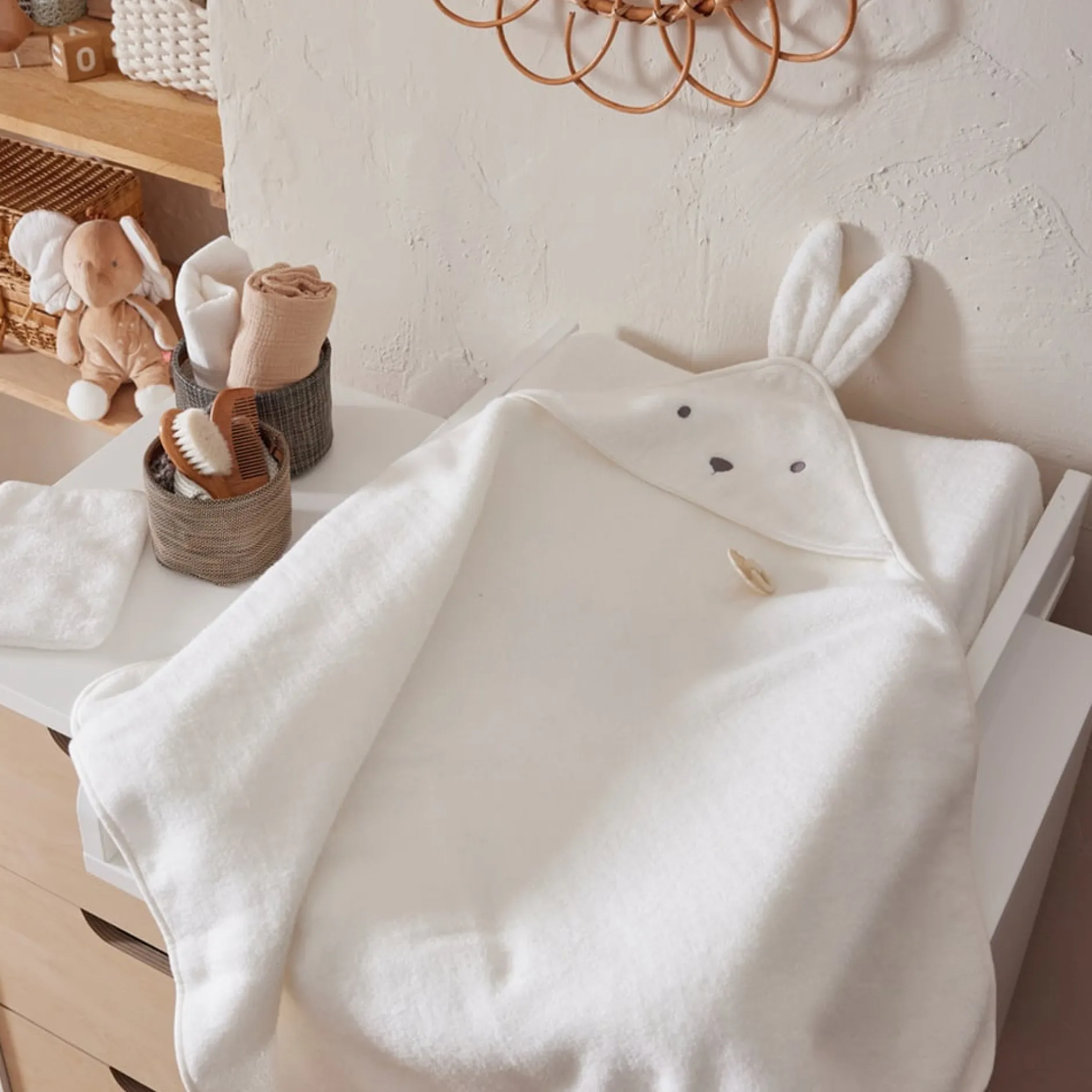 Sorties De Bain*Noukies Cape de bain en éponge de Snow