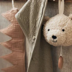 Sorties De Bain*Jollein Cape de bain Soft Waves 75 x 75 cm de Olive Green