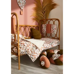 Tours De Lit*BB&Co Caramel Forest Tour de lit modulable & respirant de Imprimé feuillages cassonade