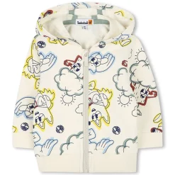 Gilets, Pulls*Timberland Cardigan en molleton de Ecru