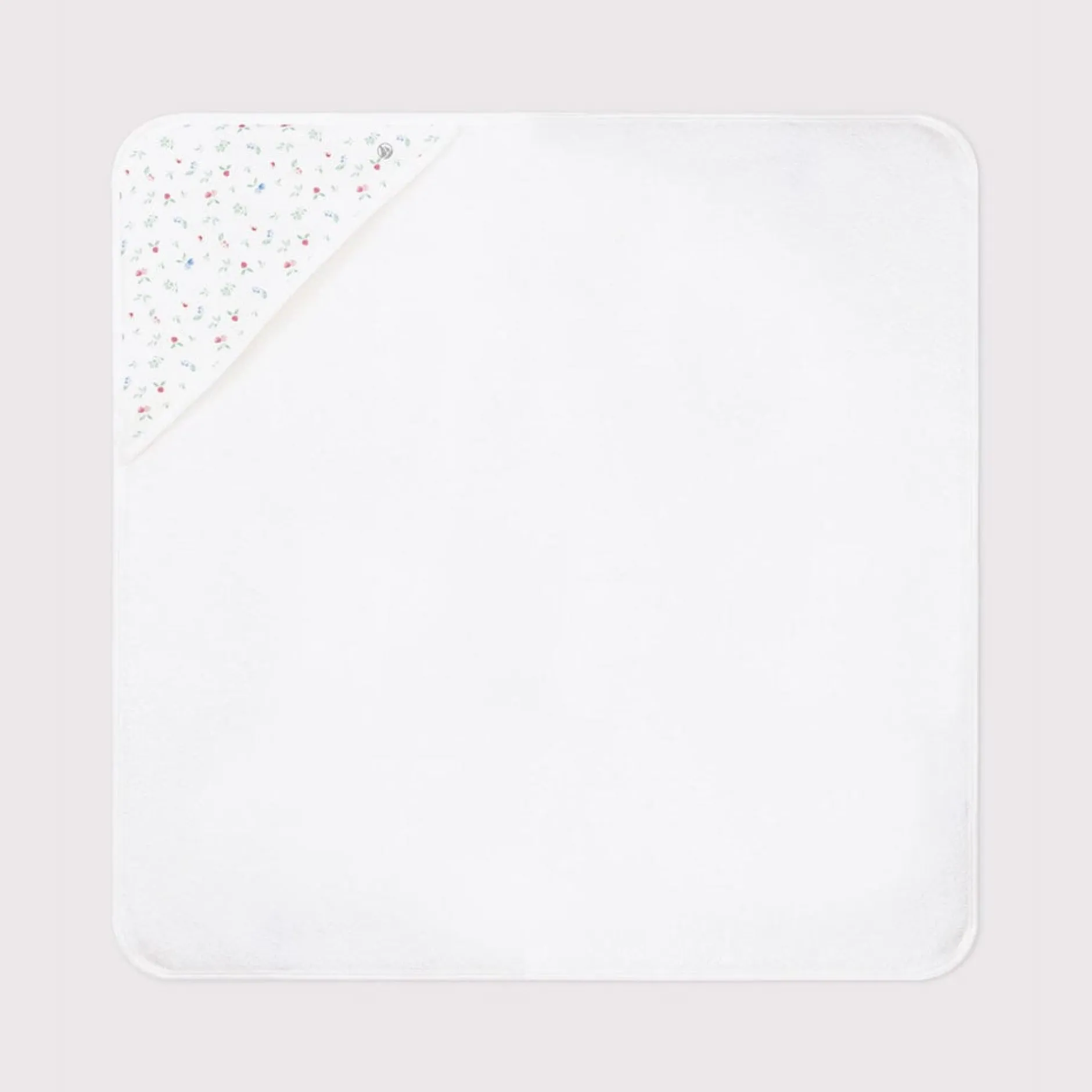 Sorties De Bain*Petit Bateau Carré de bain en coton de Marshmallow