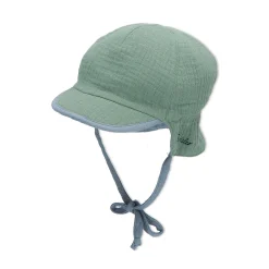 Chapeaux, Bonnets, Écharpes*Sterntaler Casquette saharienne réversible de Bleu/Vert