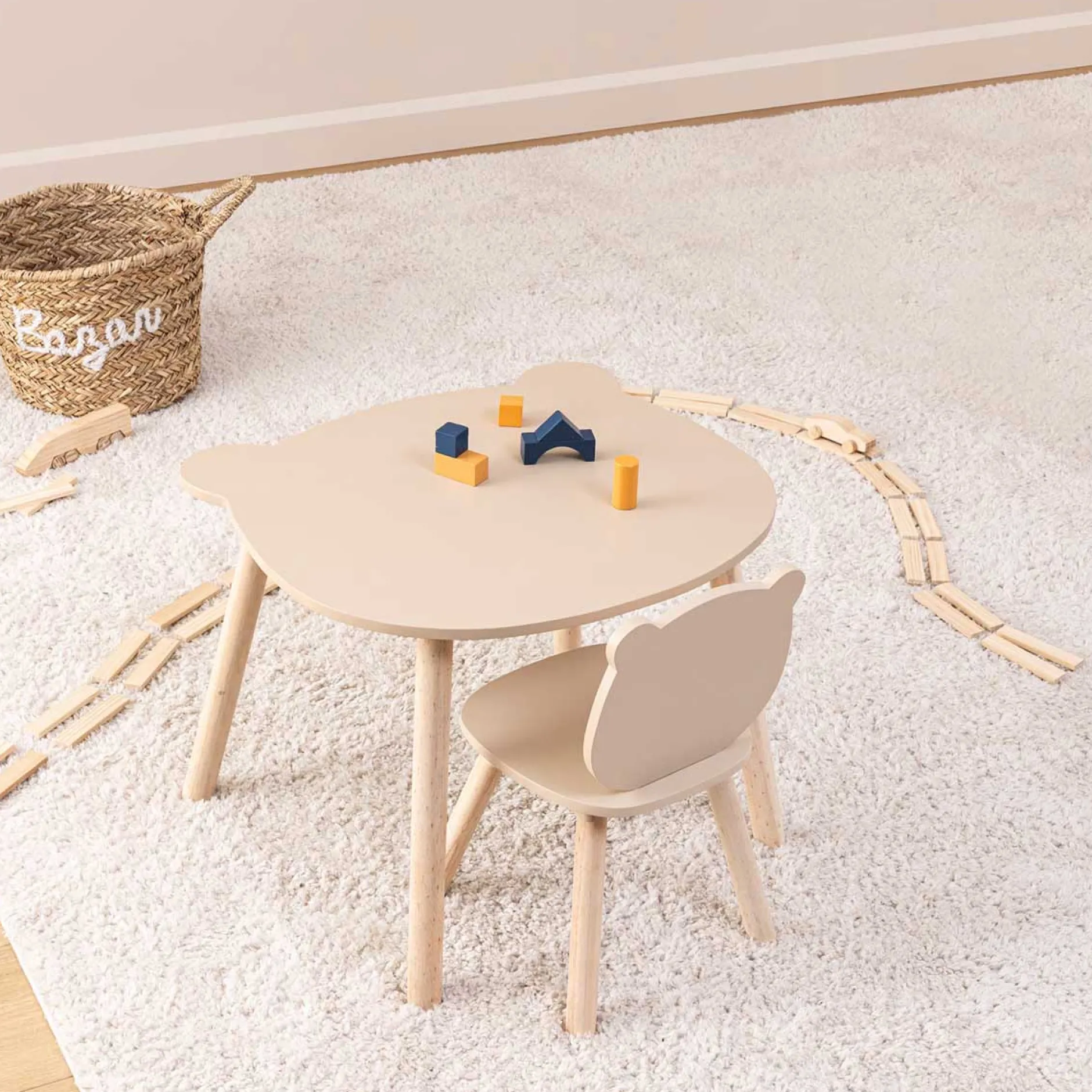 Autres Mobiliers*Atmosphera Chaise enfant Douceur de Ourson