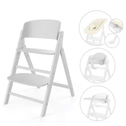 Chaises Hautes Évolutives*CYBEX Chaise haute Click & Fold pack 4en1 de All white