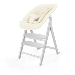 Chaises Hautes Évolutives*CYBEX Chaise haute Click & Fold pack 4en1 de All white