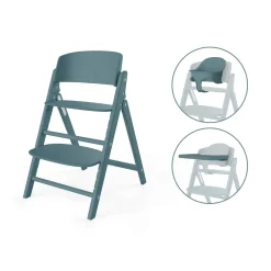Chaises Hautes Évolutives*CYBEX Chaise haute Click & Fold pack 3en1 de Stone blue