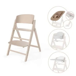 Chaises Hautes Évolutives*CYBEX Chaise haute Click & Fold pack 4en1 de All natural
