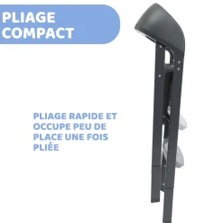 Chaises Hautes Évolutives*Chicco Chaise haute Crescendo Up de Etna Black Re-Lux