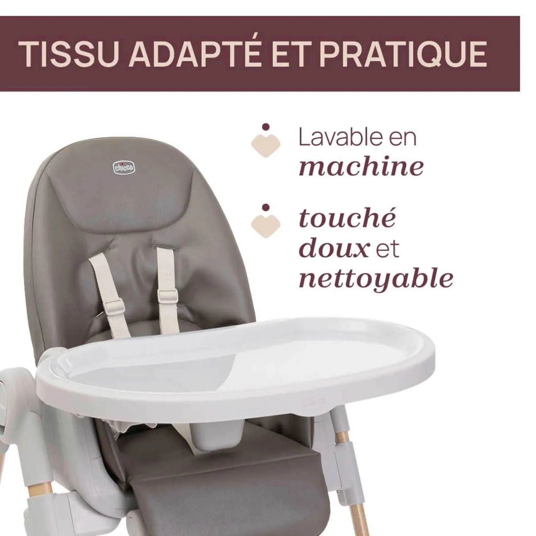 Chaises Hautes Évolutives*Chicco Chaise haute Polly Armonia de Scandinavian