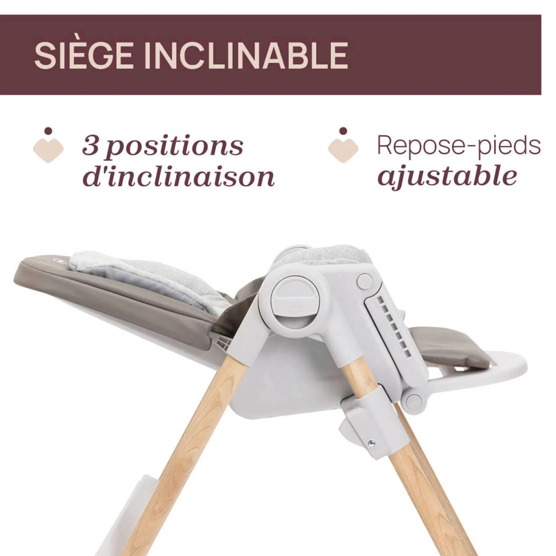 Chaises Hautes Évolutives*Chicco Chaise haute Polly Armonia de Scandinavian