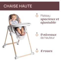 Chaises Hautes Évolutives*Chicco Chaise haute Polly Armonia de Scandinavian