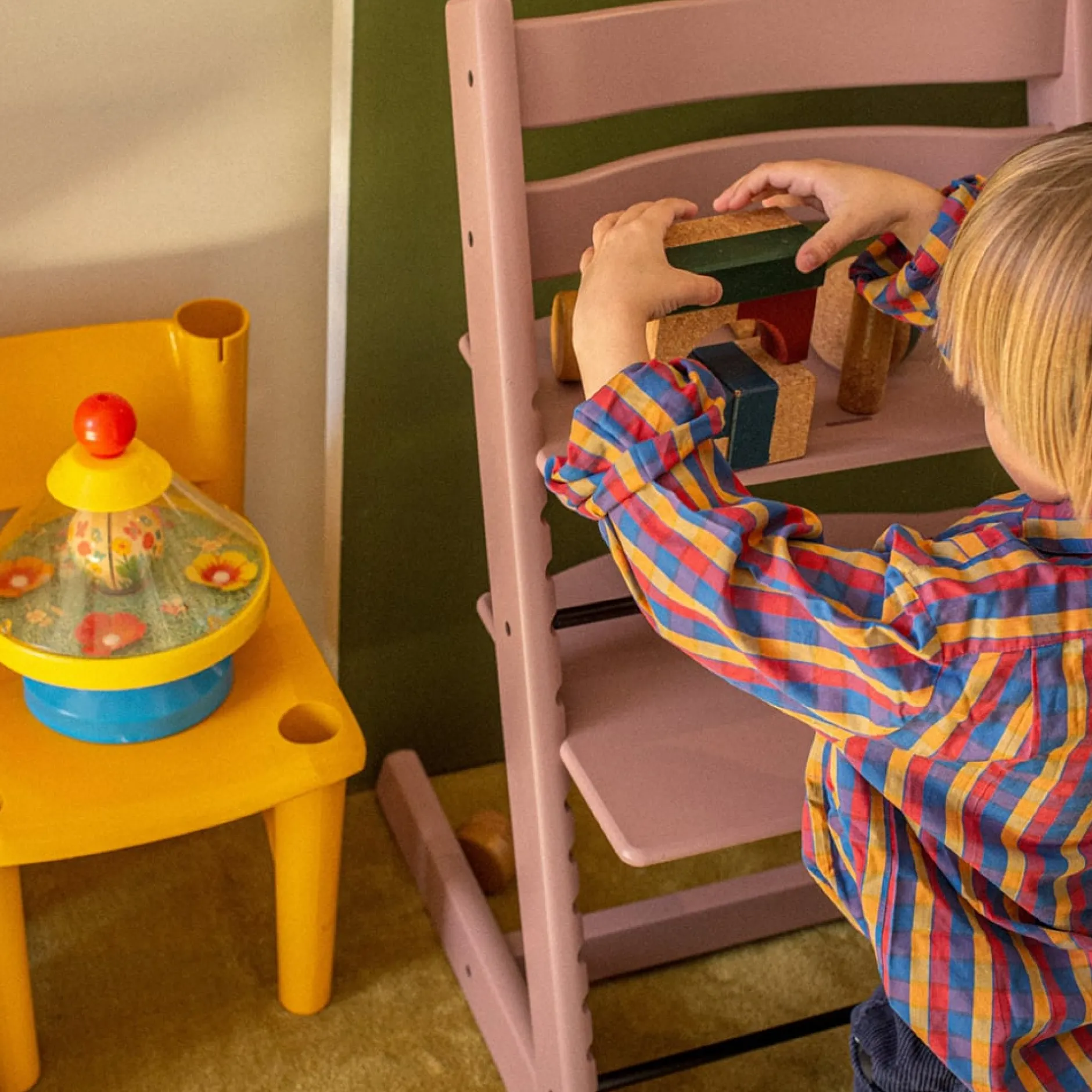 Chaises Hautes Évolutives*Stokke® Chaise haute Tripp Trapp® de Mauve Bruyère