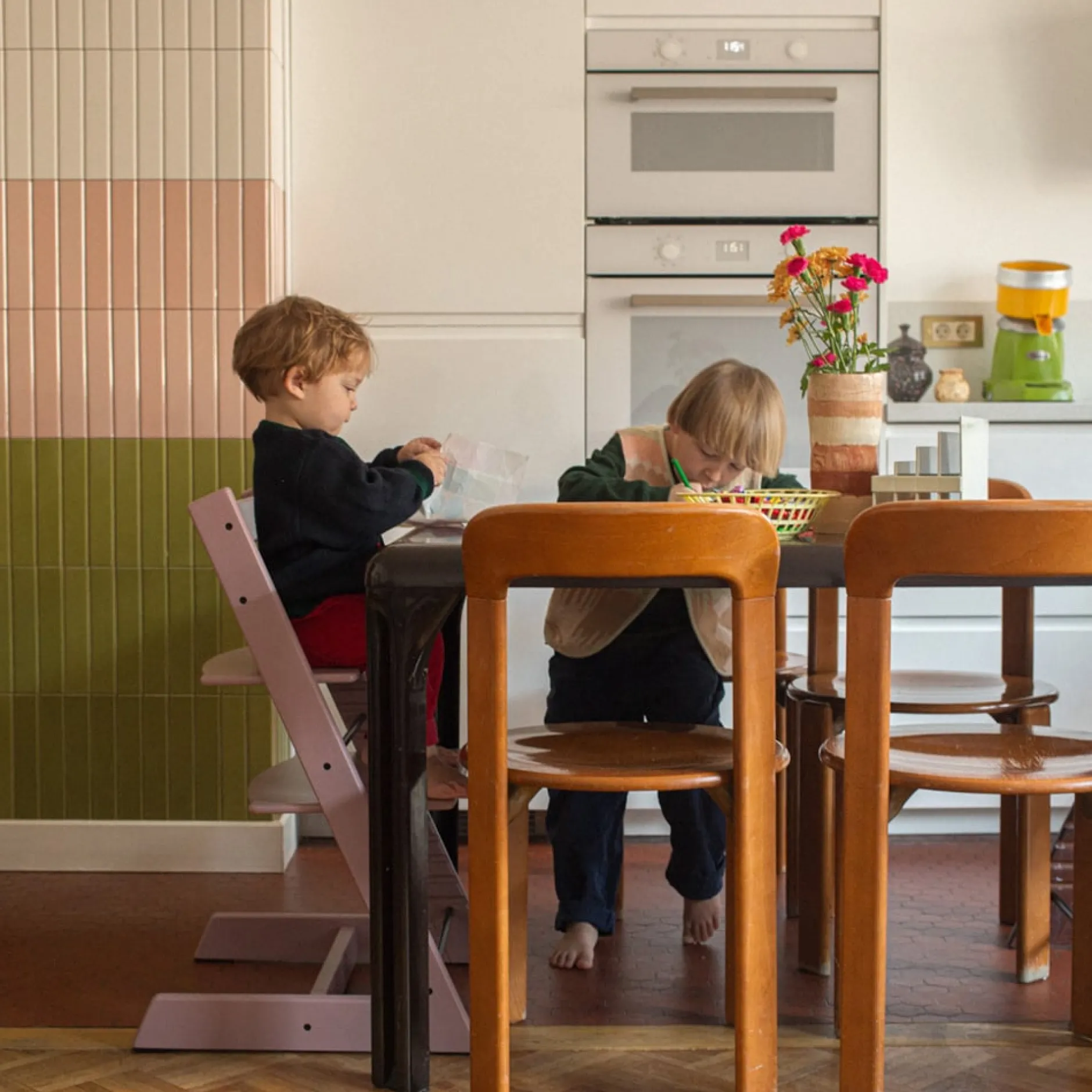 Chaises Hautes Évolutives*Stokke® Chaise haute Tripp Trapp® de Mauve Bruyère