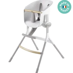 Chaises Hautes Réglables*Béaba Chaise haute Up & Down de Grey / White