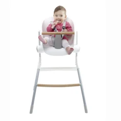 Chaises Hautes Réglables*Béaba Chaise haute Up & Down de Grey / White
