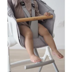 Chaises Hautes Réglables*Béaba Chaise haute Up & Down de Grey / White
