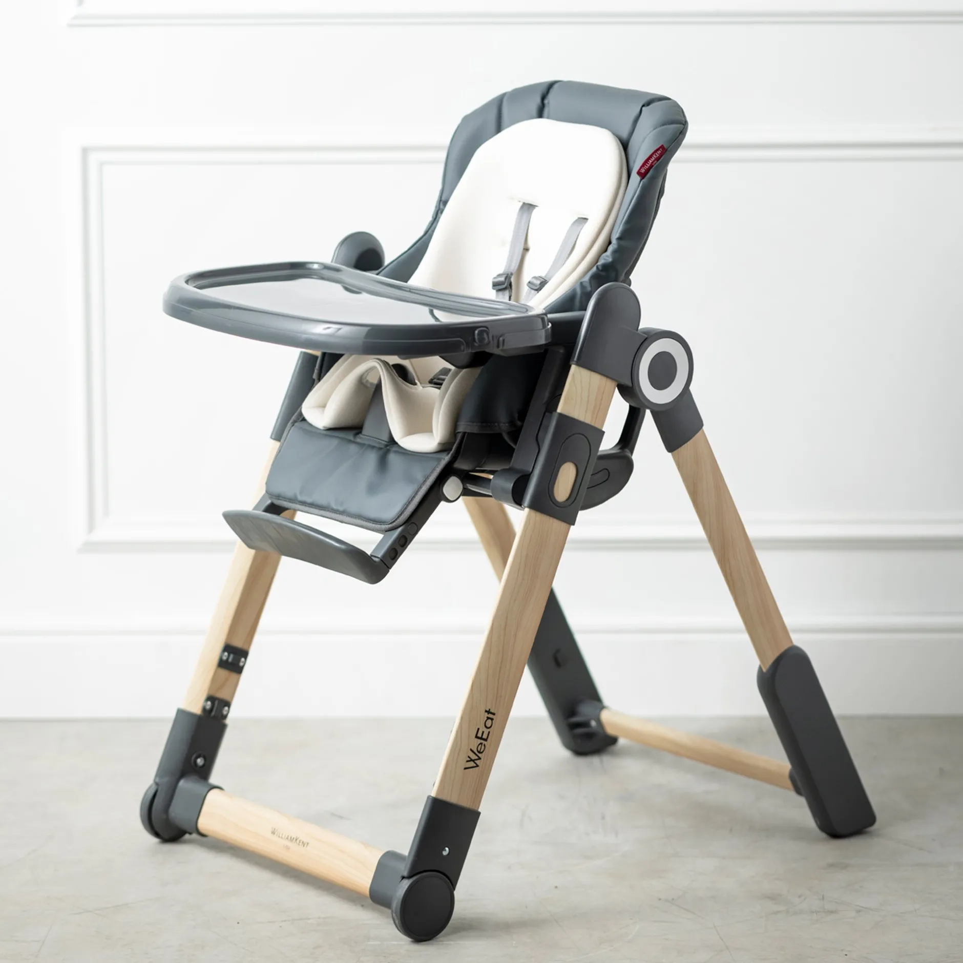 Chaises Hautes Évolutives*William Kent 1733 Chaise Haute WeEat de Wood / Grey