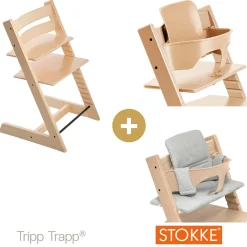 Chaises Hautes Évolutives* Chaise Tripp Trapp + Baby Set + coussin - Coloris au choix de Stokke®