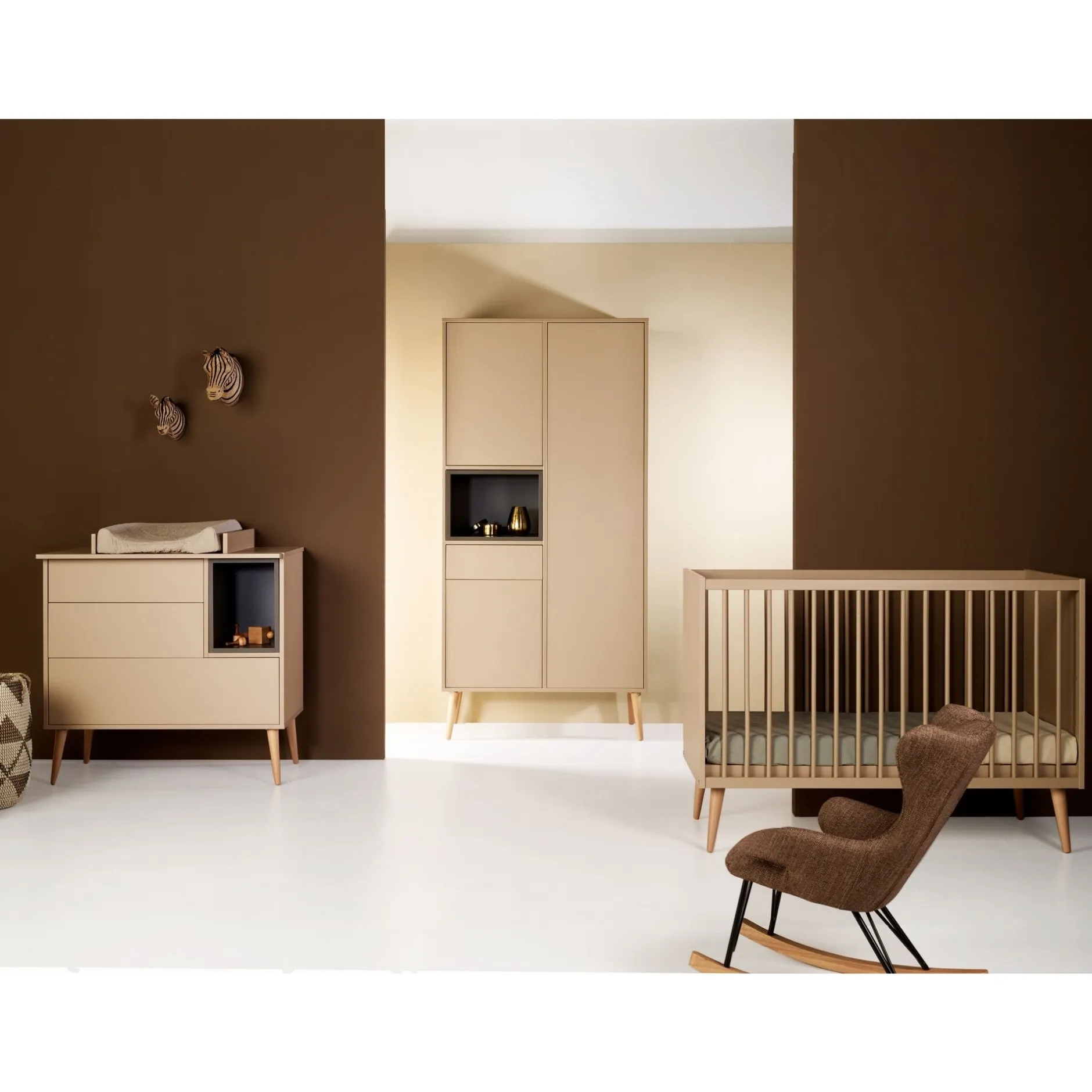 Commodes|Lits 70X140 Évolutifs* Chambre Cocoon : Lit 70x140 + Armoire + Commode de Quax