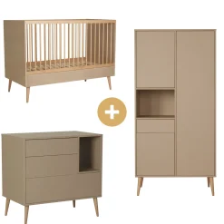 Commodes|Lits 70X140 Évolutifs* Chambre Cocoon : Lit 70x140 + Armoire + Commode de Quax