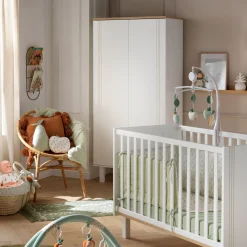 Commodes|Lits 70X140 Évolutifs* Chambre Eléonore : Lit évolutif 70 x 140 cm + Armoire + Commode de Sauthon Baby's Sweet Home